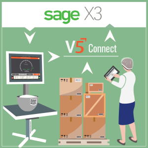 Logotipo de conexión SAGE X3 V5