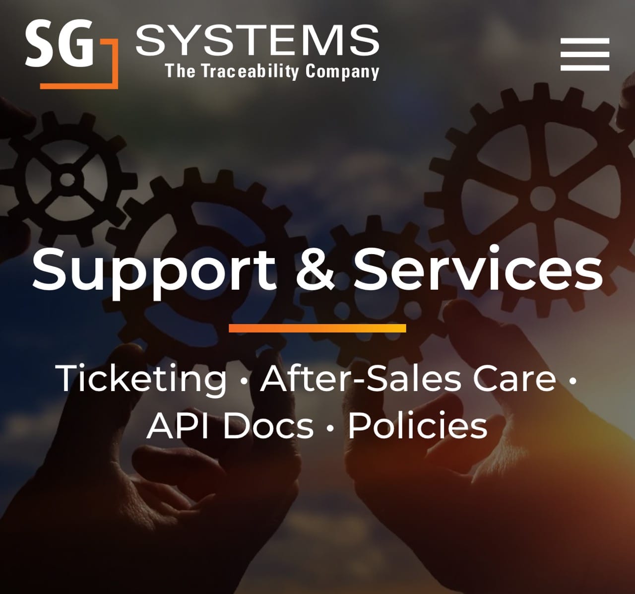 Support & Services | SG Systems Global